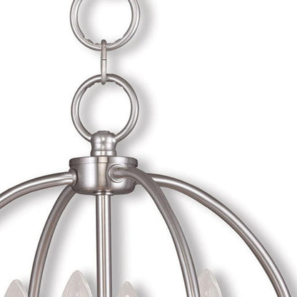 Four Light Dimmable Chandelier With Shades