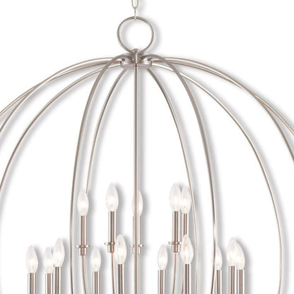 Multi Light Dimmable Chandelier With Shades