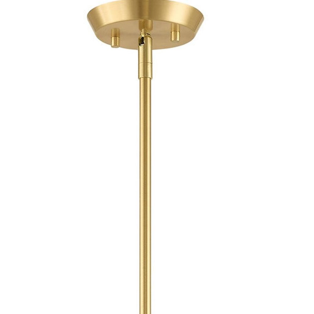 Six Light Dimmable Chandelier With Shades