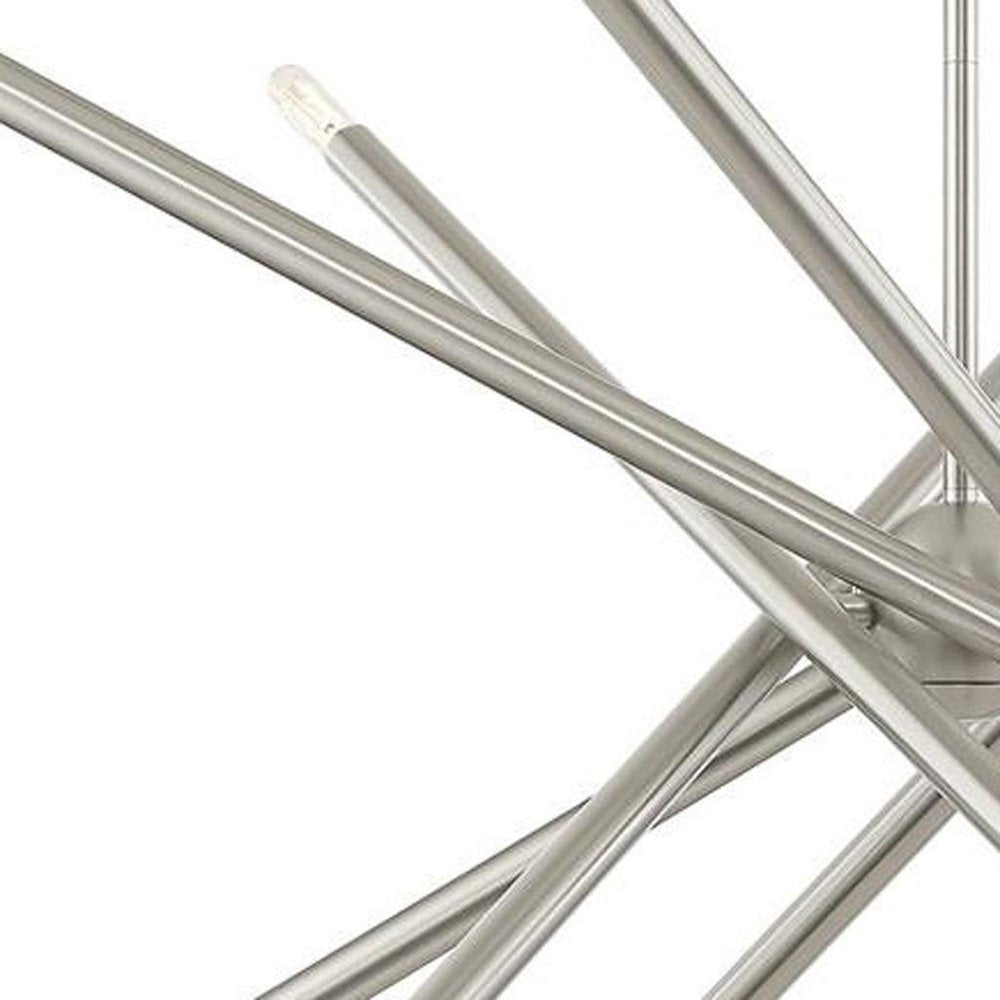Six Light Dimmable Chandelier With Shades
