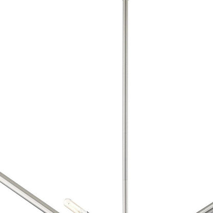 Eight Light Dimmable Chandelier With Shades
