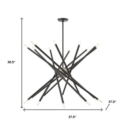 Multi Light Dimmable Chandelier With Shades