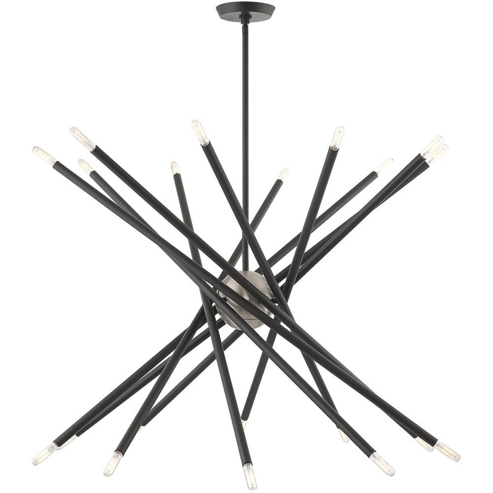 Multi Light Dimmable Chandelier With Shades