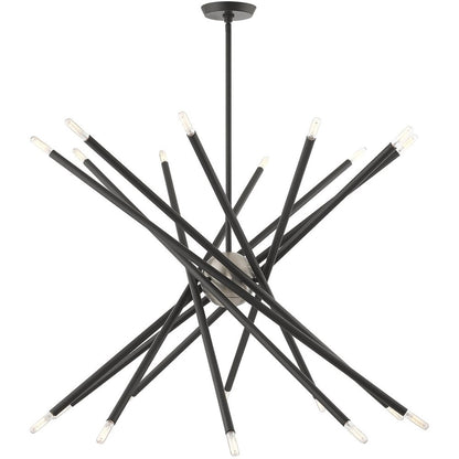 Multi Light Dimmable Chandelier With Shades