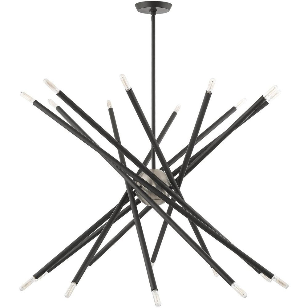 Multi Light Dimmable Chandelier With Shades