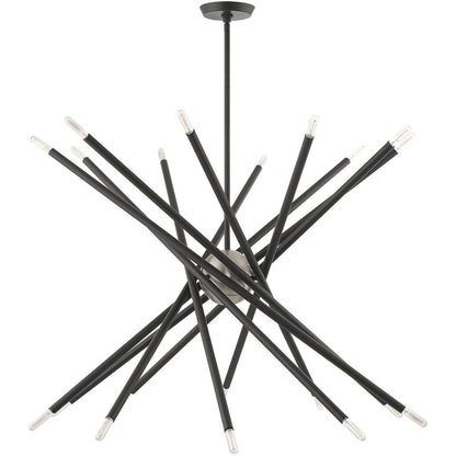 Multi Light Dimmable Chandelier With Shades
