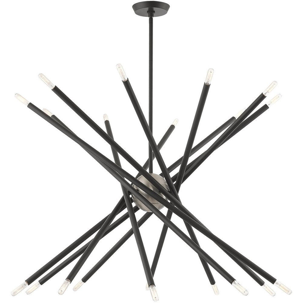 Multi Light Dimmable Chandelier With Shades
