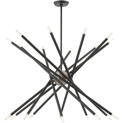 Multi Light Dimmable Chandelier With Shades