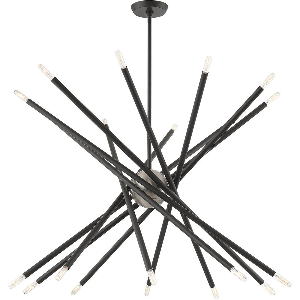 Multi Light Dimmable Chandelier With Shades