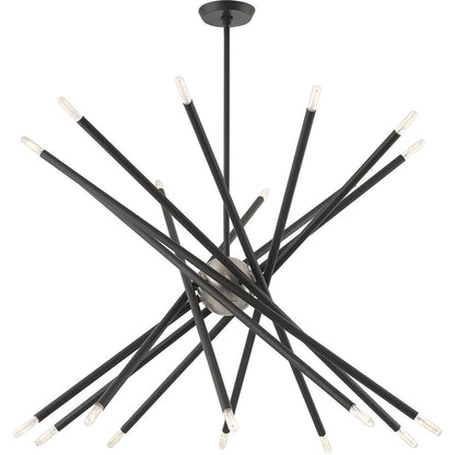 Multi Light Dimmable Chandelier With Shades