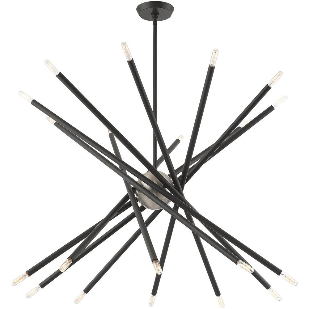 Multi Light Dimmable Chandelier With Shades