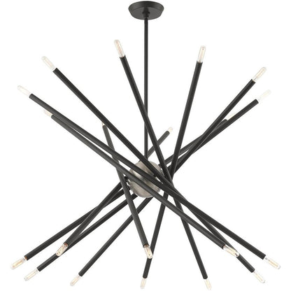 Multi Light Dimmable Chandelier With Shades