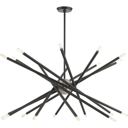 Multi Light Dimmable Chandelier With Shades