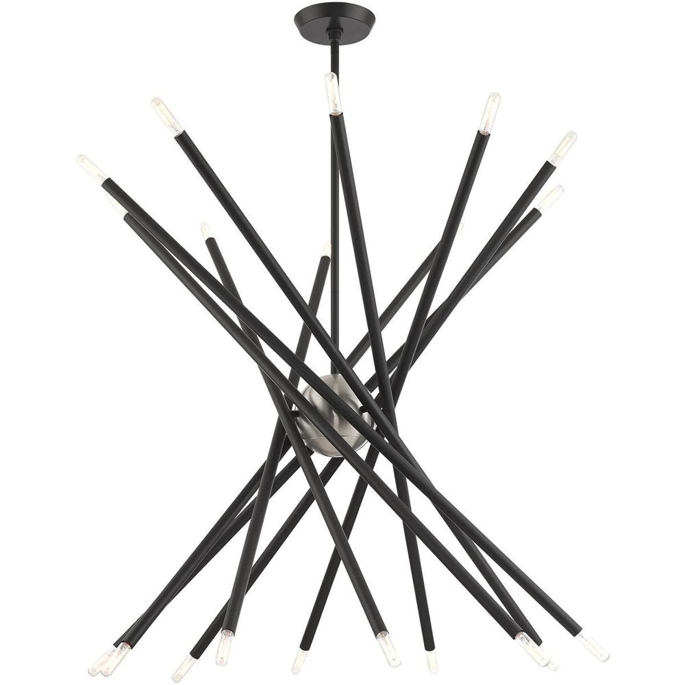 Multi Light Dimmable Chandelier With Shades