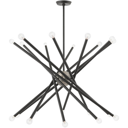 Multi Light Dimmable Chandelier With Shades