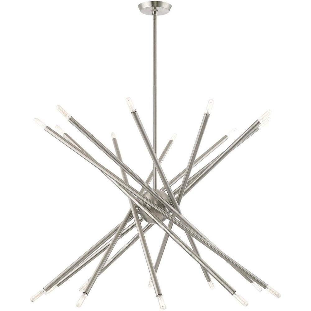 Multi Light Dimmable Chandelier With Shades