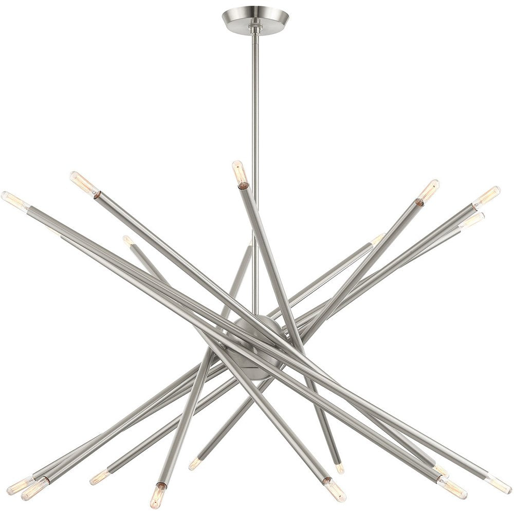 Multi Light Dimmable Chandelier With Shades