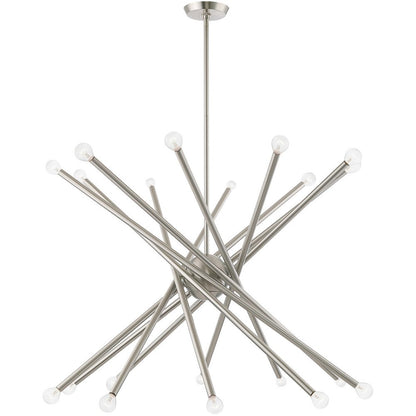 Multi Light Dimmable Chandelier With Shades