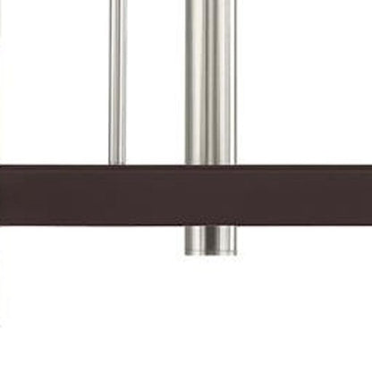 Eight Light Dimmable Chandelier With Shades