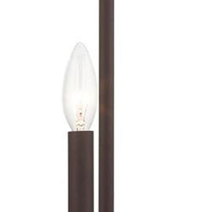 Three Light Dimmable Chandelier With Shades
