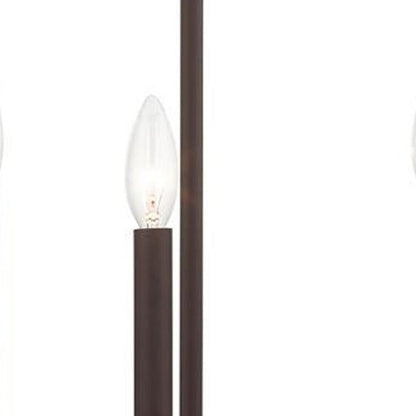 Three Light Dimmable Chandelier With Shades