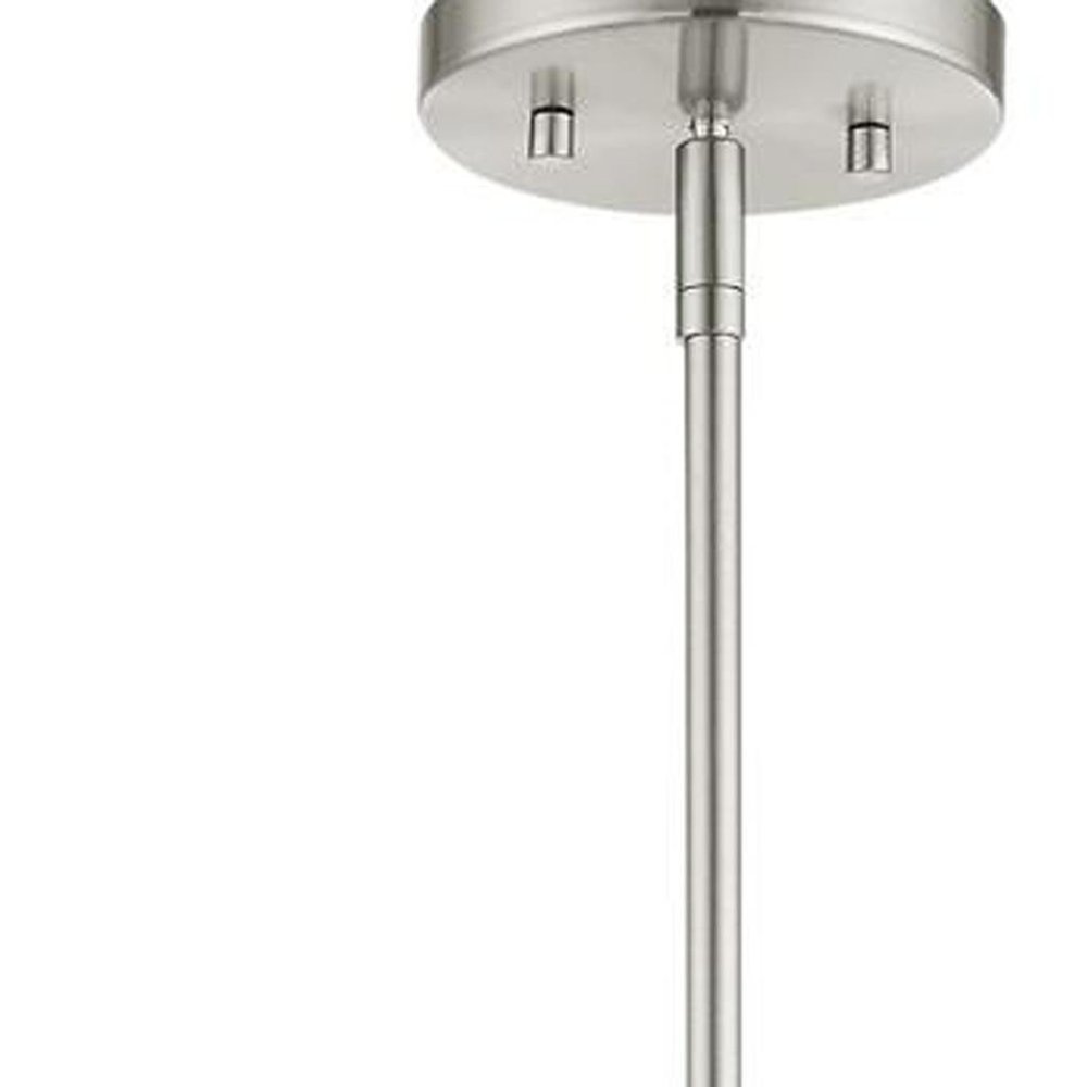 Three Light Dimmable Chandelier With Shades