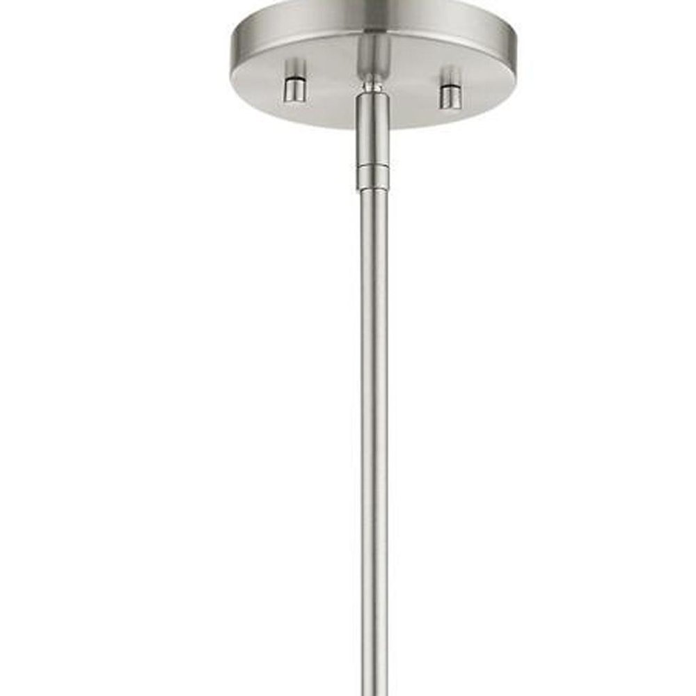 Three Light Dimmable Chandelier With Shades