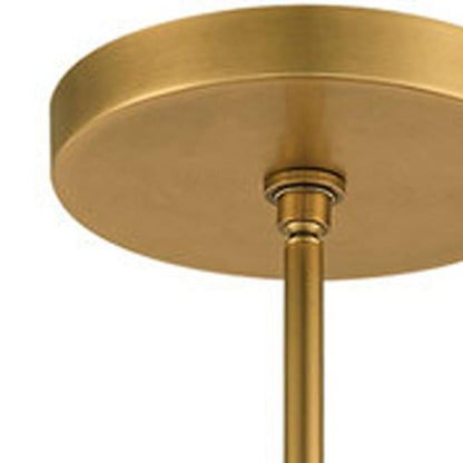 Eight Light Dimmable Chandelier With Shades