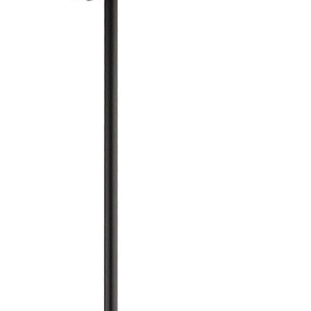 Black Four Light Dimmable Chandelier With Shades