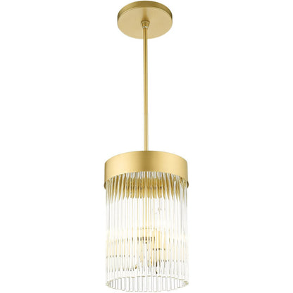 Three Light Dimmable Chandelier With Shades