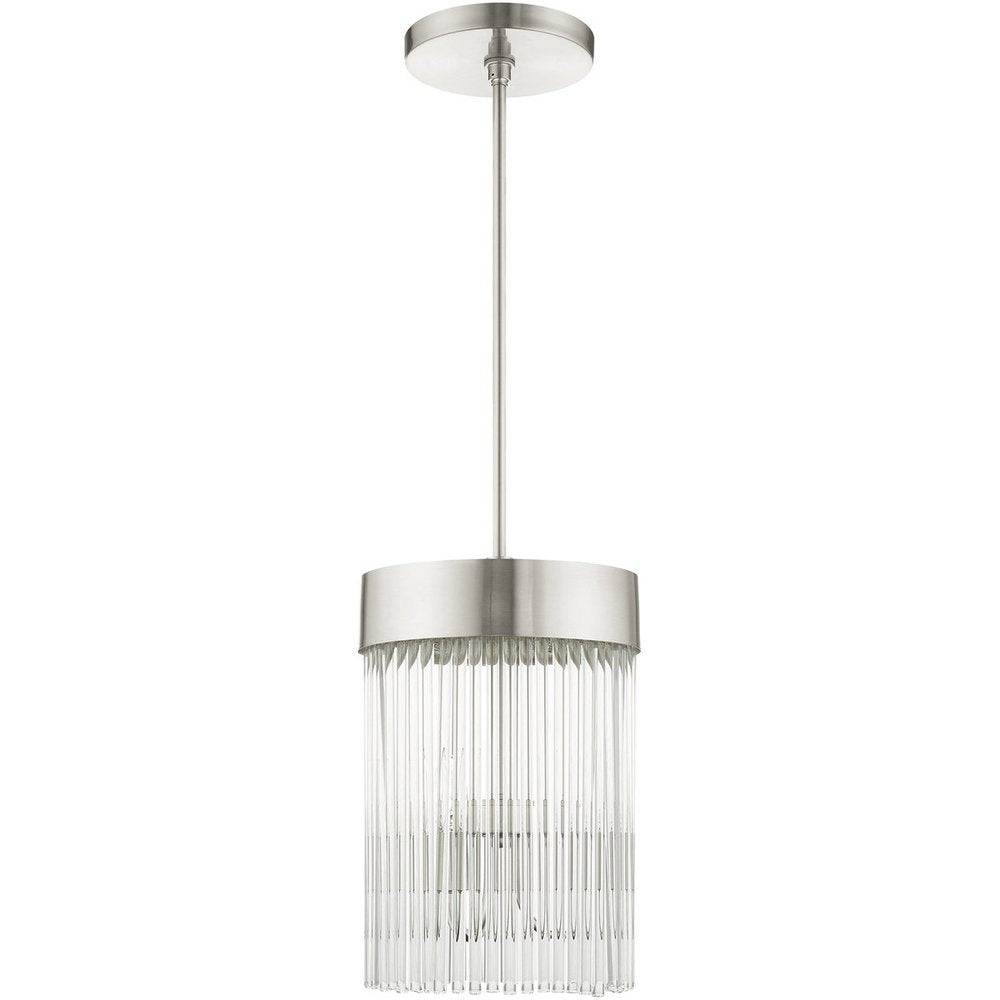 Three Light Dimmable Chandelier With Shades