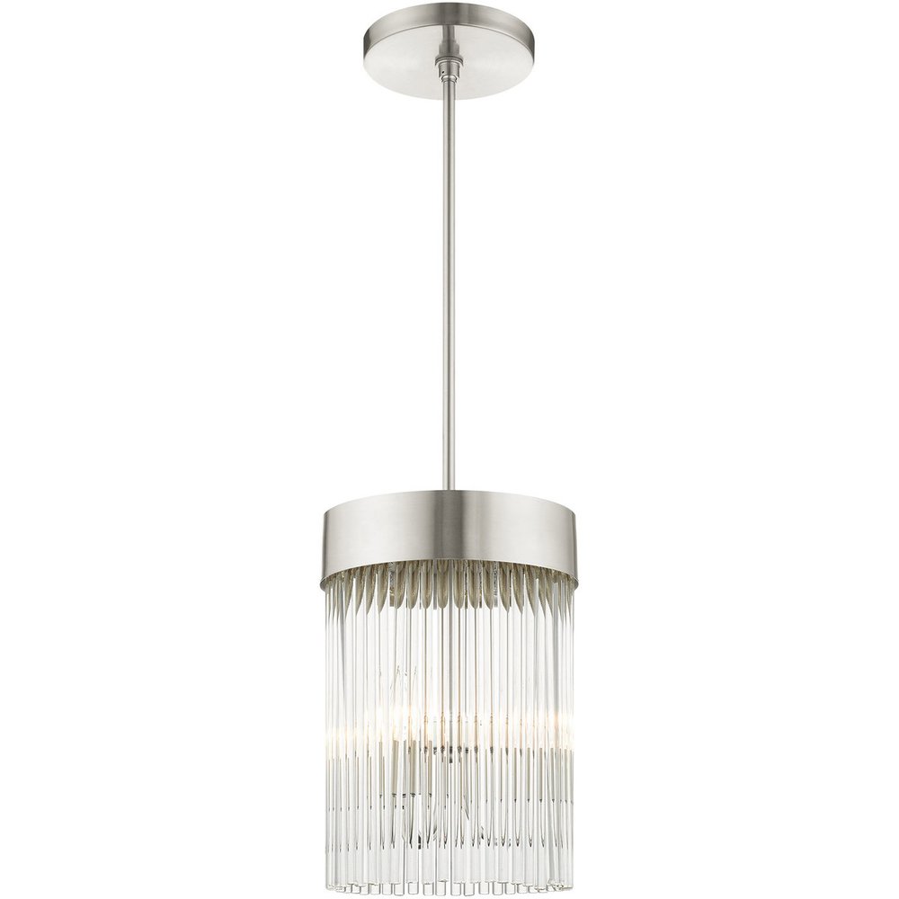 Three Light Dimmable Chandelier With Shades