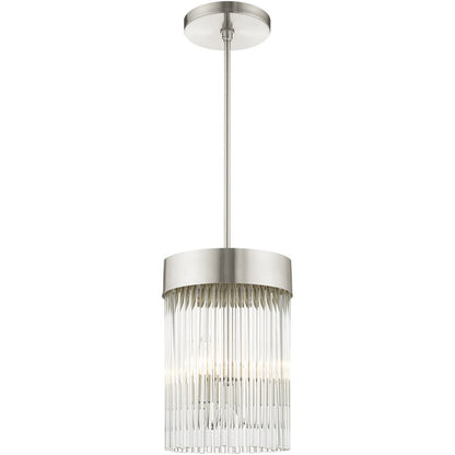 Three Light Dimmable Chandelier With Shades