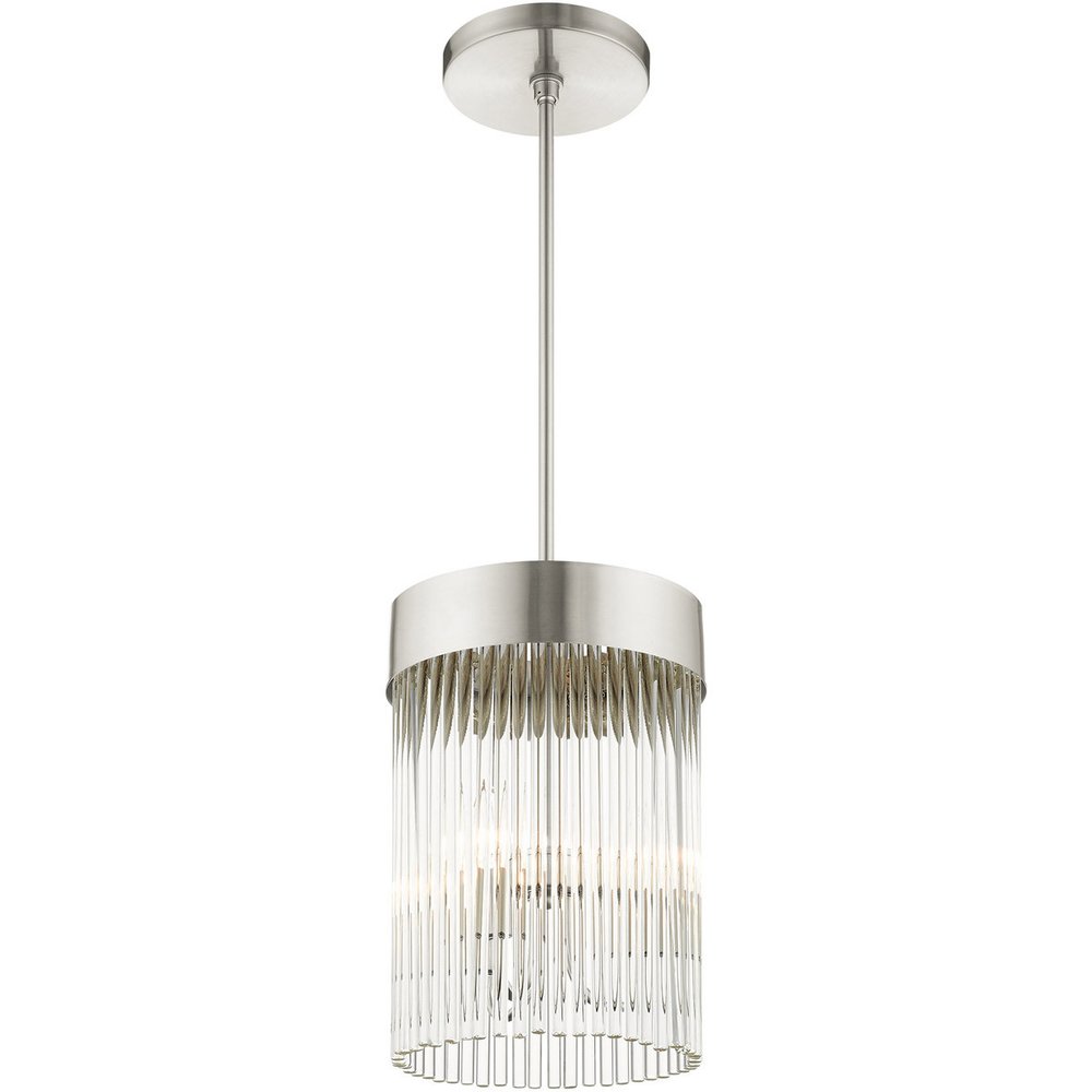 Three Light Dimmable Chandelier With Shades