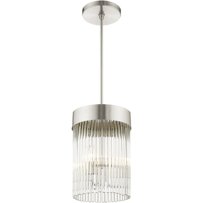 Three Light Dimmable Chandelier With Shades