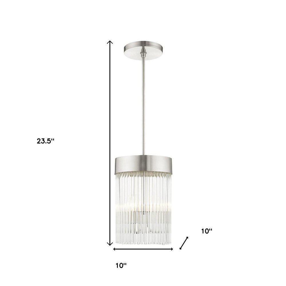Three Light Dimmable Chandelier With Shades