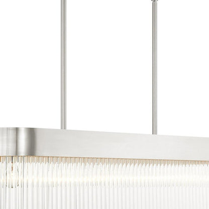 Six Light Dimmable Chandelier With Shades