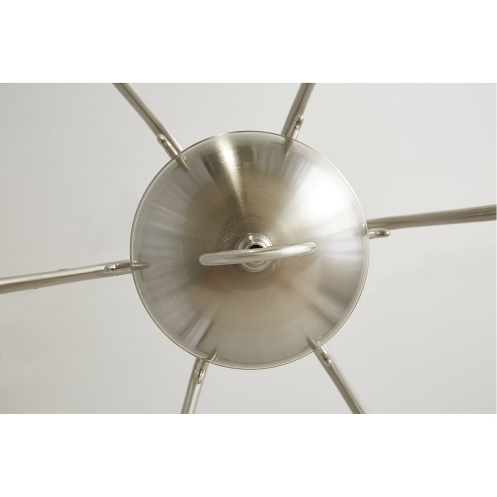 Six Light Dimmable Chandelier With Shades