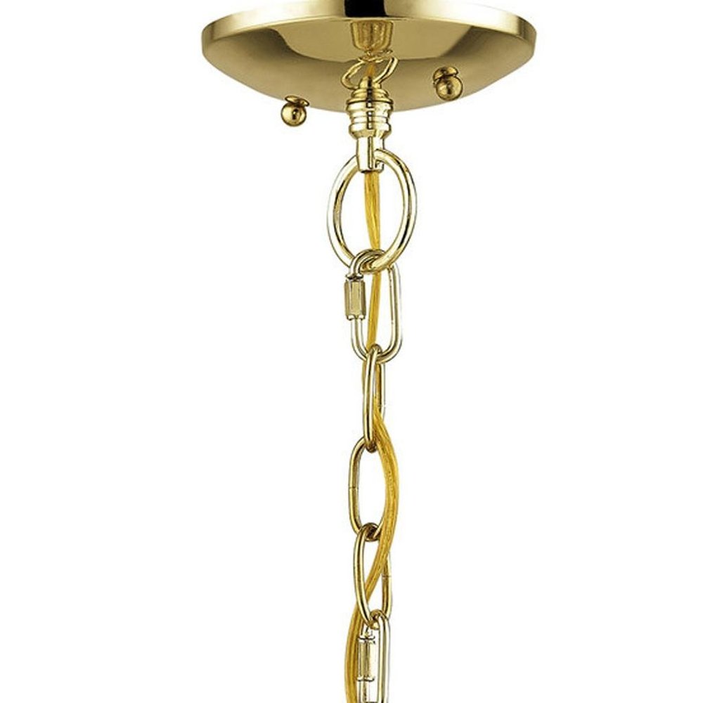 Three Light Dimmable Chandelier With Shades