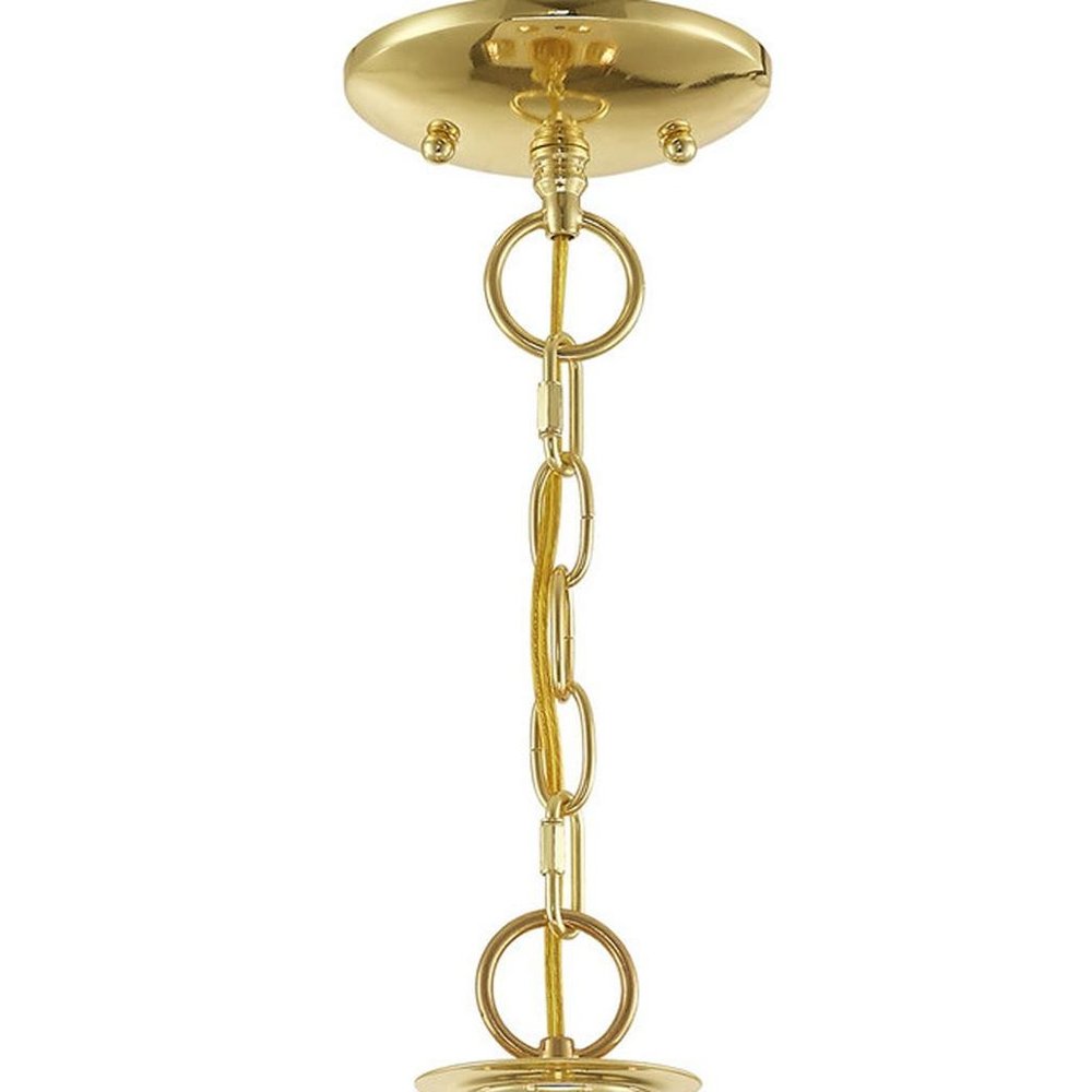 Five Light Dimmable Chandelier With Shades
