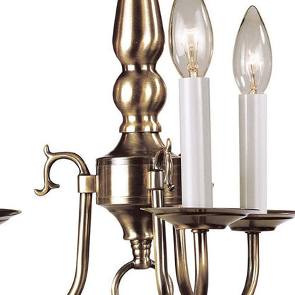 Three Light Dimmable Chandelier With Shades