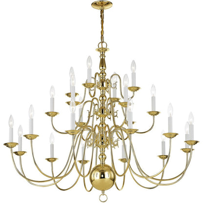 Multi Light Dimmable Chandelier With Shades