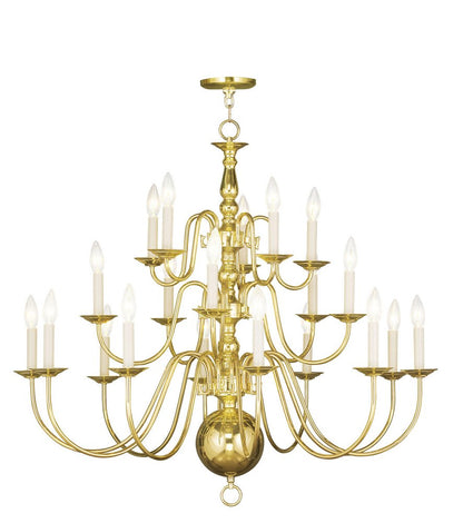 Multi Light Dimmable Chandelier With Shades