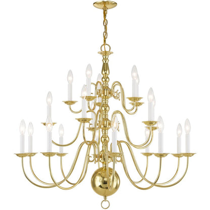 Multi Light Dimmable Chandelier With Shades