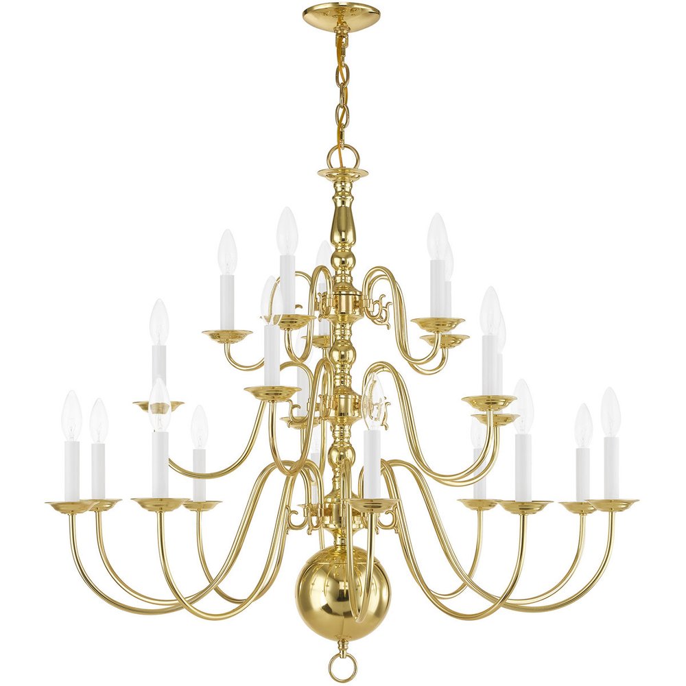 Multi Light Dimmable Chandelier With Shades