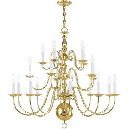 Multi Light Dimmable Chandelier With Shades
