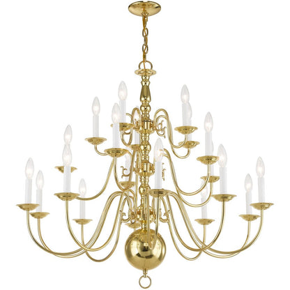 Multi Light Dimmable Chandelier With Shades
