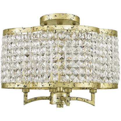 Four Light Dimmable Chandelier With Shades