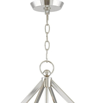 Four Light Dimmable Chandelier With Shades