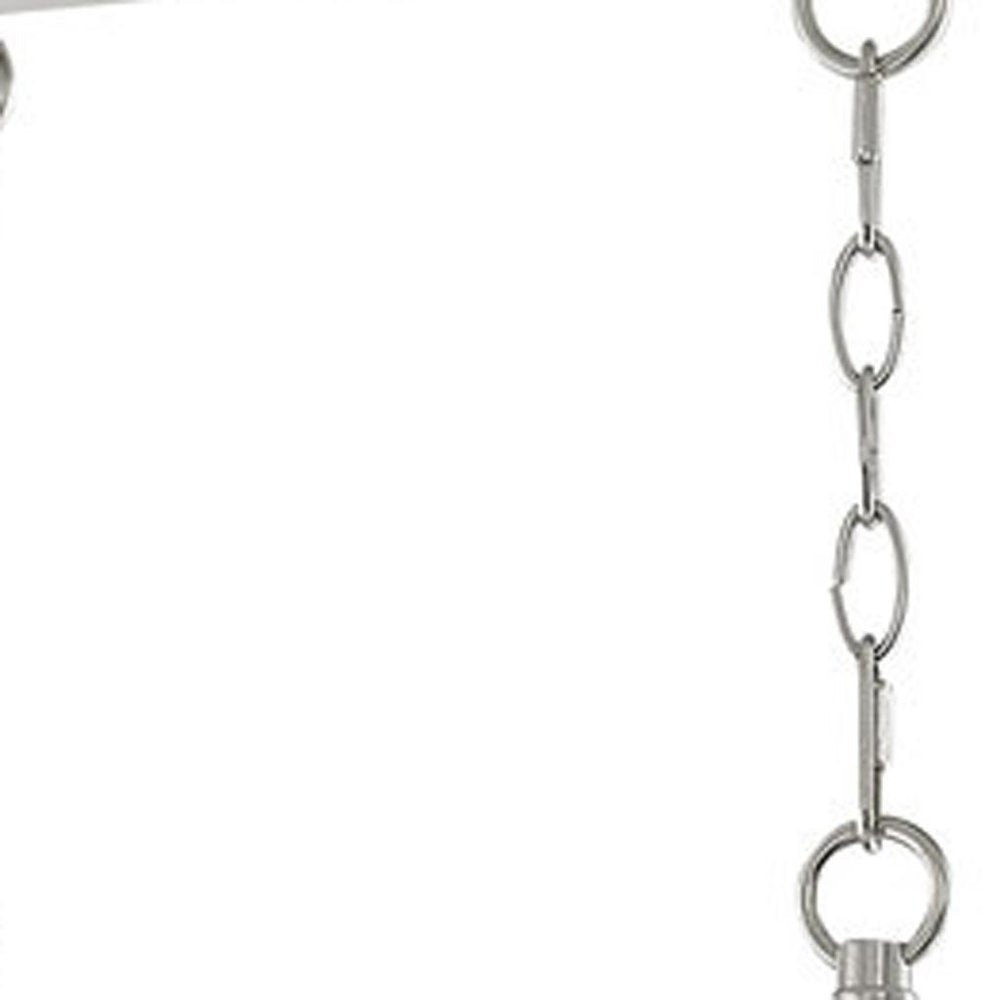 Eight Light Dimmable Chandelier With Shades